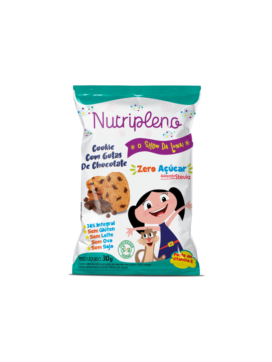 Cookie Baunilha c/ Gotas Zero Açúcar 30g