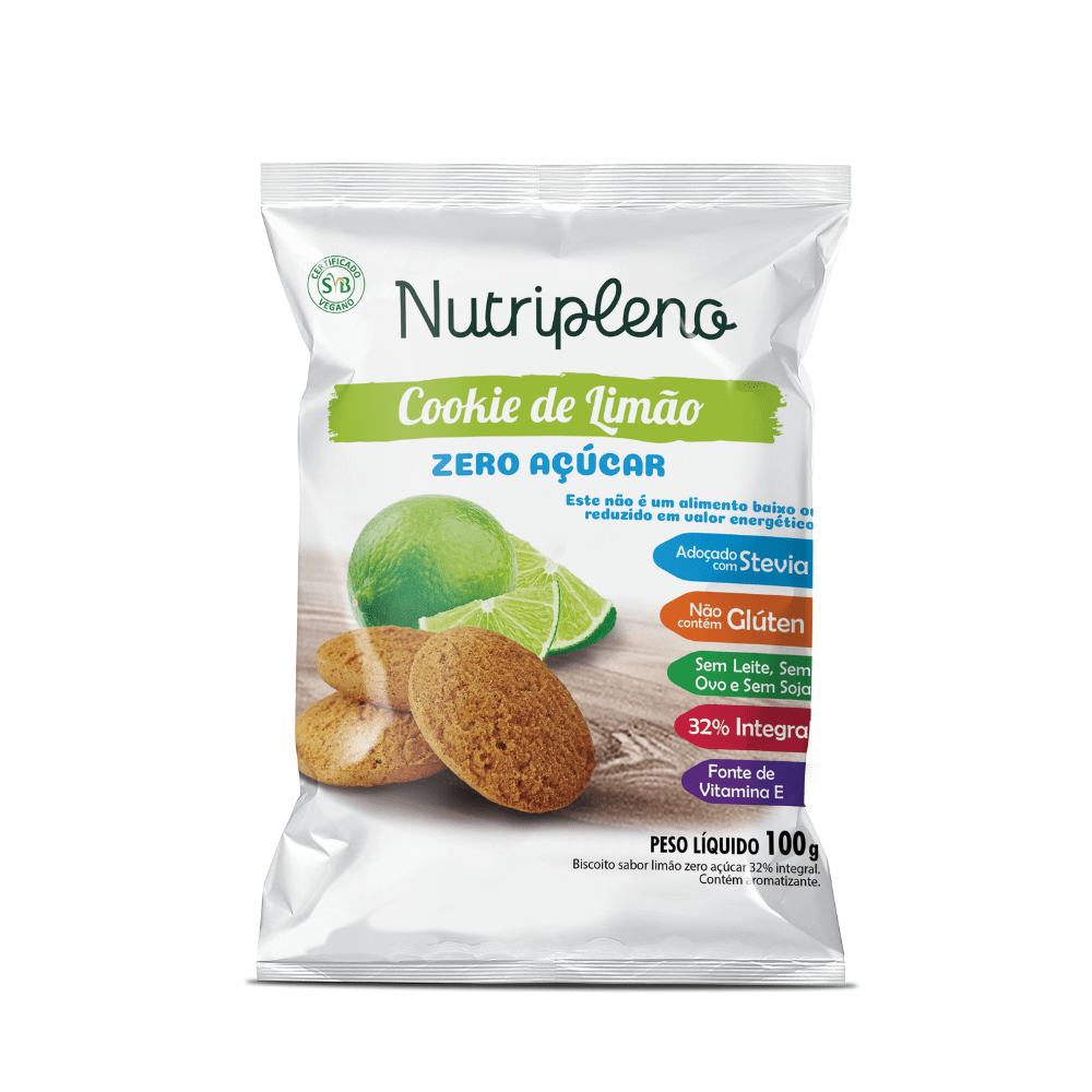Cookie de Limão Zero Açúcar -100g