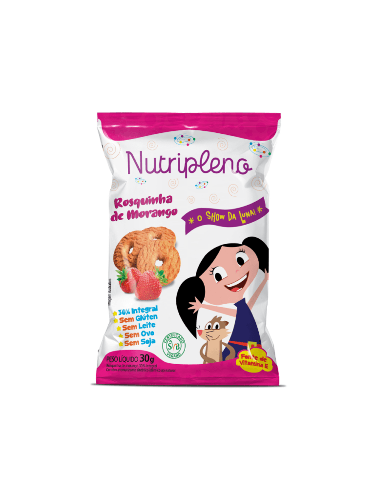 Rosquinha de Morango 30g, Show da Luna -  Sem Glúten    Nutripleno