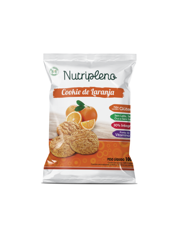 Cookie de Laranja 100g - Sem glúten