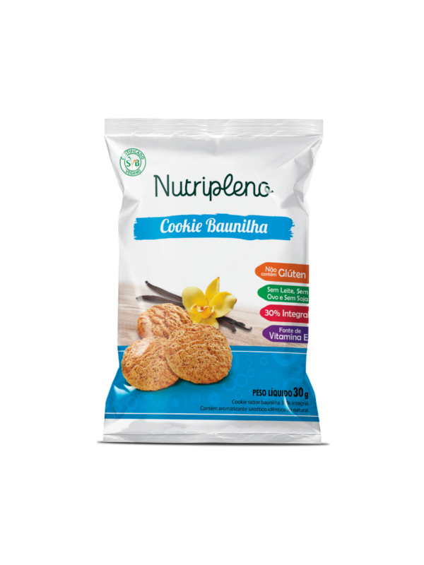 Cookie Baunilha 30g - Sem glúten Nutripleno