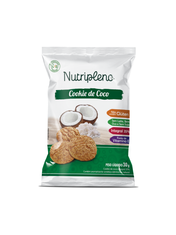 Cookie de Coco 30g - Sem glúten
