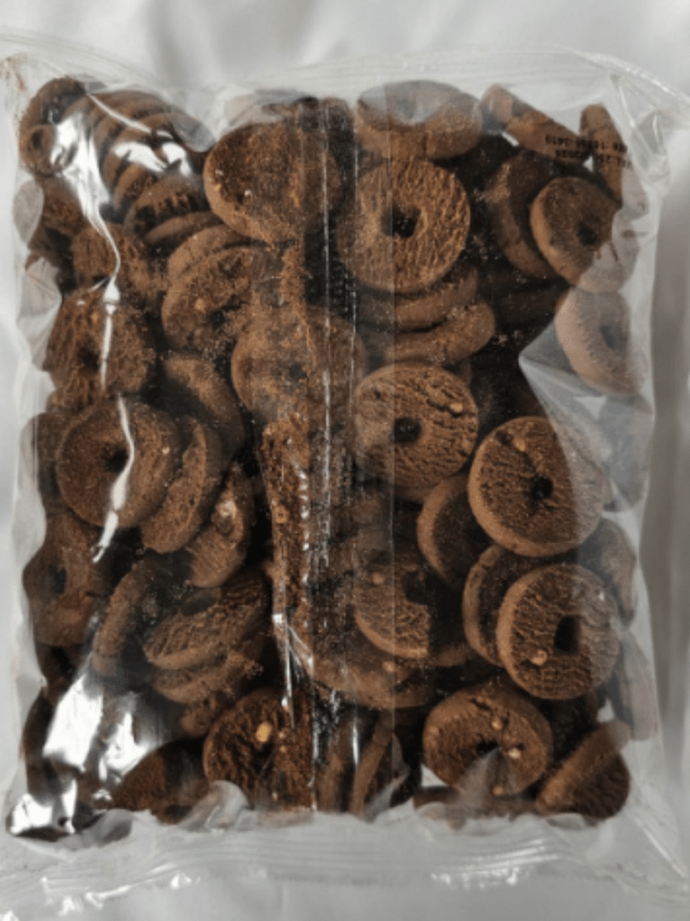 Rosquinha Zero Açúcar e Integral de Chocolate, pacote de 500g