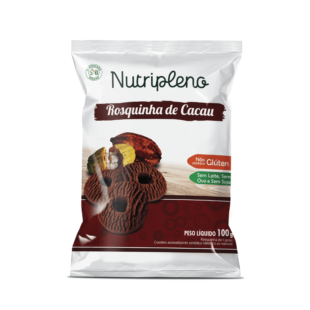 Rosquinha de Cacau 100g Nutripleno