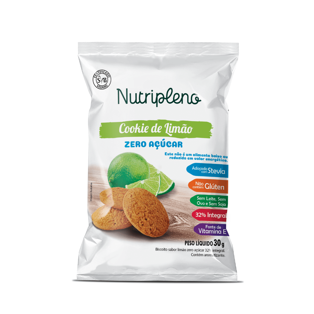 Cookie de Limão Zero Açúcar, 30g